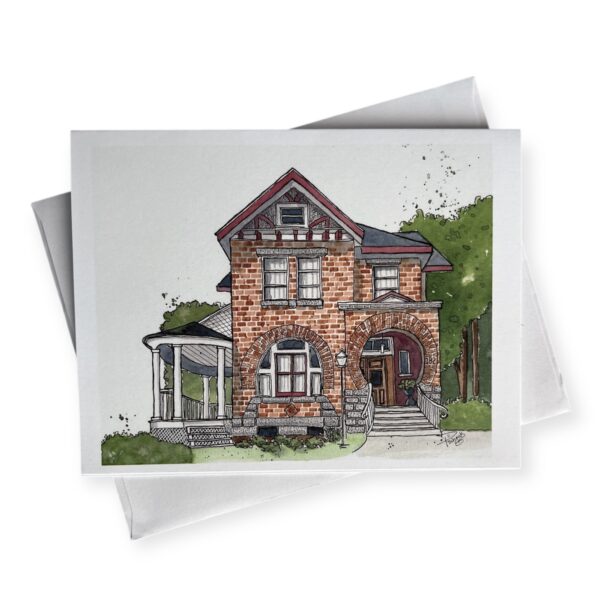 KEYHOLE HOUSE GREETING CARD